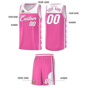 Ensemble de maillots de basket-ball personnalisés, logo de l'équipe, nom, numéro, université, club, entraînement, salle de sport, vêtements de sport, 100% polyester, impression numérique - Product Image 4