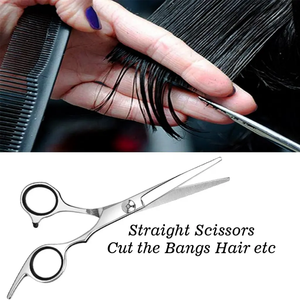 Tijeras de Peluquería Profesionales Rectas de Acero Inoxidable de 6.5 Pulgadas para Diestros con Logotipo Personalizado - Product Image 3