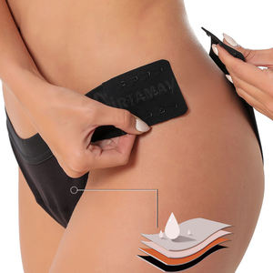 Finetoo 2024 S-XXL Tallas Grandes para Mujer, Bragas Menstruales de Cintura Alta, Transpirables, de Punto Sólido, de Algodón y Elastano, de 5 Capas, a Prueba de Fugas - Product Image 2