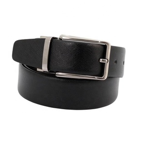 Ceinture réversible en cuir Safiano. - Product Image 1