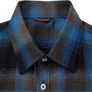 Nueva Camisa de Franela para Hombre, Cosida a Medida, Antiarrugas, Transpirable, Ecológica, Servicio OEM, Alta Calidad con Precio al por Mayor - Product Image 2