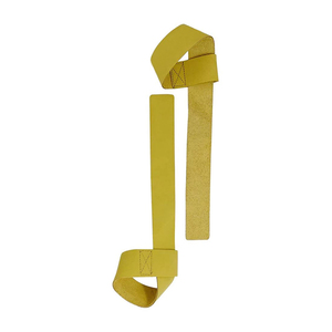 Sangles de levage en cuir personnalisables de haute qualité – Paire pour musculation, entraînement en salle de sport, équipement de soutien ajusté - Product Image 4