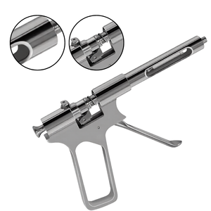 Seringue d'anesthésie dentaire N-Tralig Intraligament Gun 1,8 cc en acier inoxydable, outil d'injection parodontale manuel de précision ergonomique - Product Image 2