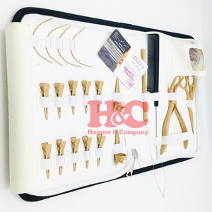 Juego de Pinzas Profesionales de Acero Inoxidable para Extensiones de Cabello con Tecnología Micro-Link, Color Nude, Precio de Fábrica - Product Image 5
