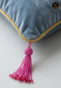 Ornement suspendu artisanal à pampilles perlées, Décoration bohème pour la maison, Attache de rideau, Breloque de sac, Porte-clés, Décoration festive - Product Image 2