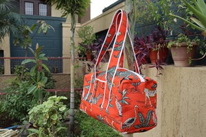 Sacs de voyage de luxe en coton indien, best-sellers, pour le sport et les week-ends, couleur unie, fermeture éclair, durables, printemps-été - Product Image 4