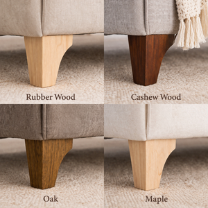 Large Tapered Solid Wood Furniture <b>Legs</b> <b>Sofa</b> Cabinet Feet Replacement Heavy Duty Modern Hardwood Design - Product Image 3