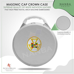 Bordado a máquina blanco del Capítulo del Arco Real del Alto Sacerdote sin correa - Product Image 5