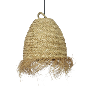 Vietrustic Top Sale Rustic Seagrass Round Pendant Lampshade Handmade Eco-Friendly Lightweight Natural <b>Wicker</b> Indoor Decor - Product Image 4