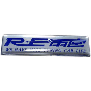 Pegatina Transparente de Resina Epoxi en Forma de Domo, Rectangular, con Logotipo Personalizado para Motocicleta, con Adhesivo 3M - Product Image 5