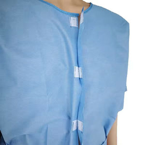 Precios al por mayor, calidad de exportación, batas estampadas para pacientes, hombres y mujeres, 100% poliéster, batas de hospital para uso durante el tratamiento. - Product Image 4