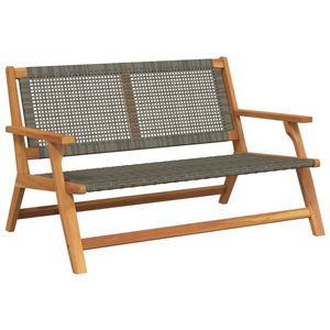 Bancs de jardin gris 48,03 x 30,71 x 28,74 pouces pour mobilier de patio - Product Image 1