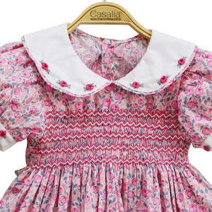 Rose – robe de princesse en Satin pour filles, vêtements de Boutique brodés, pour fête d'anniversaire, mariage, OEM ODM - Product Image 2