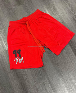 Men's Custom Gym Basketball Shorts Summer Double <b>Layer</b> 5 Inch Inseam 100% Polyester Sublimation Plain Quick Dry Breathable - Product Image 1