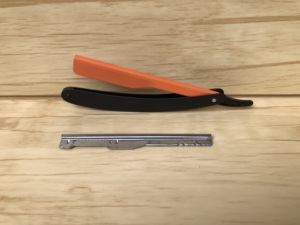 มีดโกนหนวดตรงแบบมืออาชีพ ทำจากสแตนเลส พร้อมด้ามจับเหล็ก - Product Image 6