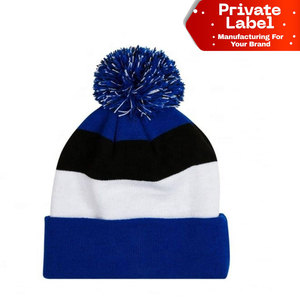 Premium Chunky Cable Knit Bobble Pom Pom Beanie Warm Winter <b>Hat</b> Soft Fleece Lined Bobble Pom Pom Beanie Faux Fur Skull <b>Cap</b> - Product Image 1