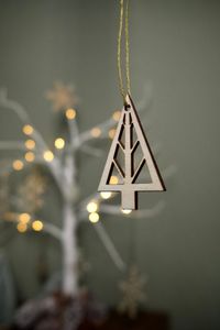 Handmade High Quality Designer Wooden Hanging Tree Ornament for Premium Christmas Tree and Stylish Interior Decoration - Product Image 5