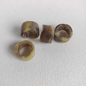 Anneaux de serviette en corne haut de gamme pour la décoration et les accessoires de vaisselle élégante de fête de restaurant à la maison - Product Image 1