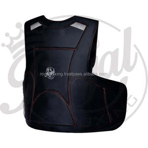 Protector de Pecho de Boxeo de Cuero Genuino de Primera Calidad, Nuevo, para Entrenamiento de Kick Boxing y Combate, Protector Corporal para Hombre - Product Image 1