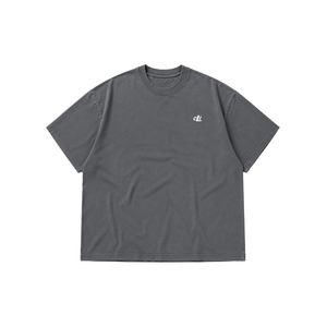 T-shirt surdimensionné de qualité supérieure, impression de logo personnalisée, 280 g/m², 100 % coton, chemises pour hommes, tissu lourd, teinture au fini, streetwear décontracté, OEM - Product Image 3