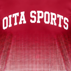 Crimson Red and <b>White</b> Gradient Sublimation T <b>Shirt</b> <b>Men</b> <b>Short</b> <b>Sleeve</b> Crew Neck Customized Printed Sports Training Performance - Product Image 6