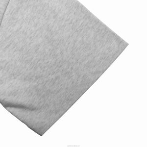 Camisetas grises personalizadas con logo 2026, de manga corta, estilo oversize para hombre, camiseta corta lisa, camiseta de algodón con logo personalizado y corte holgado. - Product Image 2