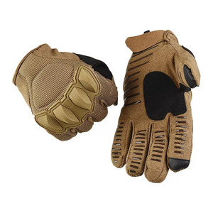 Gants tactiques en cuir à écran tactile pour le cyclisme, l'entraînement, les sports de plein air 2026, l'escalade, avec protection des articulations et doigts entiers - Product Image 5