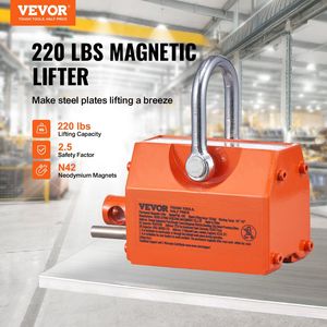 Sollevatore Magnetico da 100 kg (220 libbre) con Fattore di Sicurezza 2.5, Magneti di Sollevamento Permanenti in Acciaio al Neodimio - Product Image 2