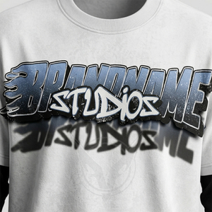 เสื้อยืดผู้ชายสไตล์ Y2K แขนสั้นสองชั้น ทรงหลวมโอเวอร์ไซส์ สตรีทแวร์ ลายกราฟิกตัวอักษรแบบดิสเทรส ผ้าวอร์สเตด 220 GSM ป้องกันขนร่วง - Product Image 4