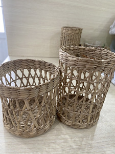 Wholesale Natural Seagrass <b>Glassware</b> Pack Wicker Woven Cup Holders From Heat Resistant Hand Woven Crafts Ready to Ship - Product Image 4