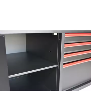 Cofre de herramientas con recubrimiento en polvo de 132cm con cajones Solución de gabinete de almacenamiento de taller B2B - Product Image 2