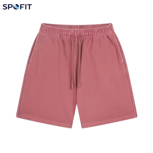 Pantalones Cortos Unisex de Verano con Logotipo Personalizado, 420g, Transpirables, Ecológicos, con Cordón Ajustable, Impresión por Transferencia de Calor, Efecto Desteñido por el Sol - Product Image 2