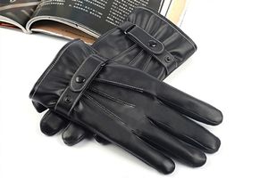 Men's & Women's Leather <b>Touch</b> <b>Screen</b> <b>Gloves</b> Outdoor Winter Bike Wear Breathable Unlined Wrist Length - Product Image 2