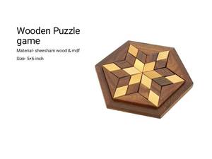 Rompecabezas de madera, juego de ingenio, juguete educativo para niños, juego de aprendizaje y pensamiento, diversión familiar, juguete de inteligencia, juego de rompecabezas para niños - Product Image 3