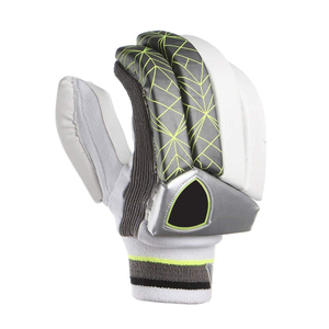 Gants de frappe de cricket en cuir Pittards professionnels personnalisés, légers, haute protection, rembourrage gris glacé, protège-mains de frappe. - Product Image 4