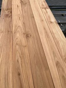 Tablas de Pared Laminadas de Madera de Teca Natural con Juntas Dentadas - Product Image 5