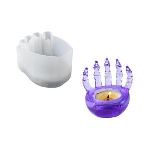 Halloween <b>Magic</b> Claw Candlestick Candle Exclusively For Resin Candle Silicone Mold - Product Image 5