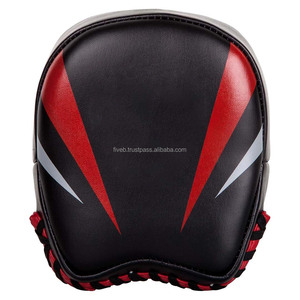 Guantes de Boxeo de Piel Negros y Amarillos Curvos para Entrenamiento, Sparring, MMA, Muay Thai, Kickboxing - Product Image 5