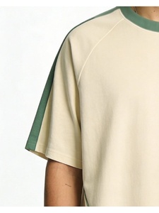 เสื้อยืดโอเวอร์ไซส์ผู้ชายลำลองแฟชั่นสตรีท คอกลม โลโก้ด้านหน้า ผ้าตาข่ายระบายอากาศ ทรงหลวม - Product Image 2