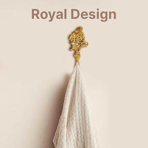 Crochets muraux doubles en métal pour économiser de l'espace, multi-usages, pour la maison, l'hôtel, le bureau - Product Image 4