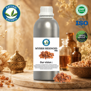 Résine de Myrrhe Naturelle 1 KG – Arôme Balsamique Profond et Chaleureux – Matière Première Pure de Commiphora Myrrha pour Mélanges de Parfums Ambrés - Product Image 1