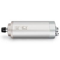 Kits de moteur de broche CNC de type rond 65 mm 80 mm 24000 tr/min 1,5 kW 1500 W 220 V refroidi par eau ER11 ER16 pour machine de fraisage CNC