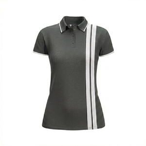 Camisa Casual para Mujer Ostriya International, 100% Algodón Tejido, Secado Rápido, Color Sólido, Transpirable, Manga Corta, Cuello Camisero - Product Image 6