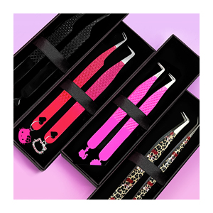 แหนบต่อขนตาปลายเรียบ/ไฟเบอร์ สแตนเลสสตีล ทนทาน ป้องกันไฟฟ้าสถิตย์ ขนาด 10 มม. ปลายละเอียด รุ่น Medylash MI-37134 ขายส่ง - Product Image 1