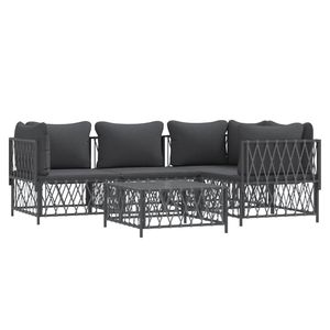 Set Lounge da Giardino Antracite - Product Image 3
