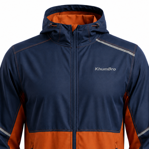 KhumBro <b>Mens</b> Adults Solid Hooded for Softshell Bomber <b>Jacket</b> Custom Reflective Waterproof Outdoor Training and <b>Cycling</b> - Product Image 6