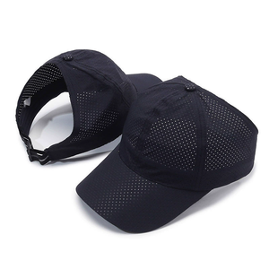 Gorra de béisbol de malla transpirable, ajustable, unisex, de color sólido, informal, para exteriores, para primavera y verano, para adultos - Product Image 3