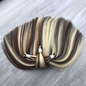 Cabello liso a granel de Color Piano, extensión de cabello humano crudo/Virgen vietnamita, vendedor al por mayor, Super doble dibujado, la mejor calidad SA - Product Image 6