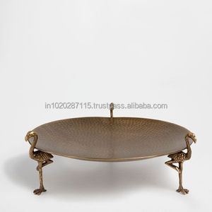 แท่นวางเค้กโลหะสีทองหรูหราสำหรับงานฉลองวันเกิดพร้อมที่วางคัพเค้กที่เข้ากันและที่วางตรงกลางโต๊ะ - Product Image 6