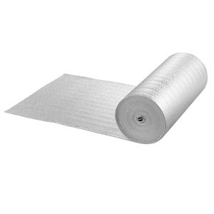 Rotolo Isolante per Tetti 3.2mm in Schiuma EPE con Foglio di Alluminio Bifacciale 23.8x50ft Barriera Riflettente per Riduzione del Calore - Product Image 1
